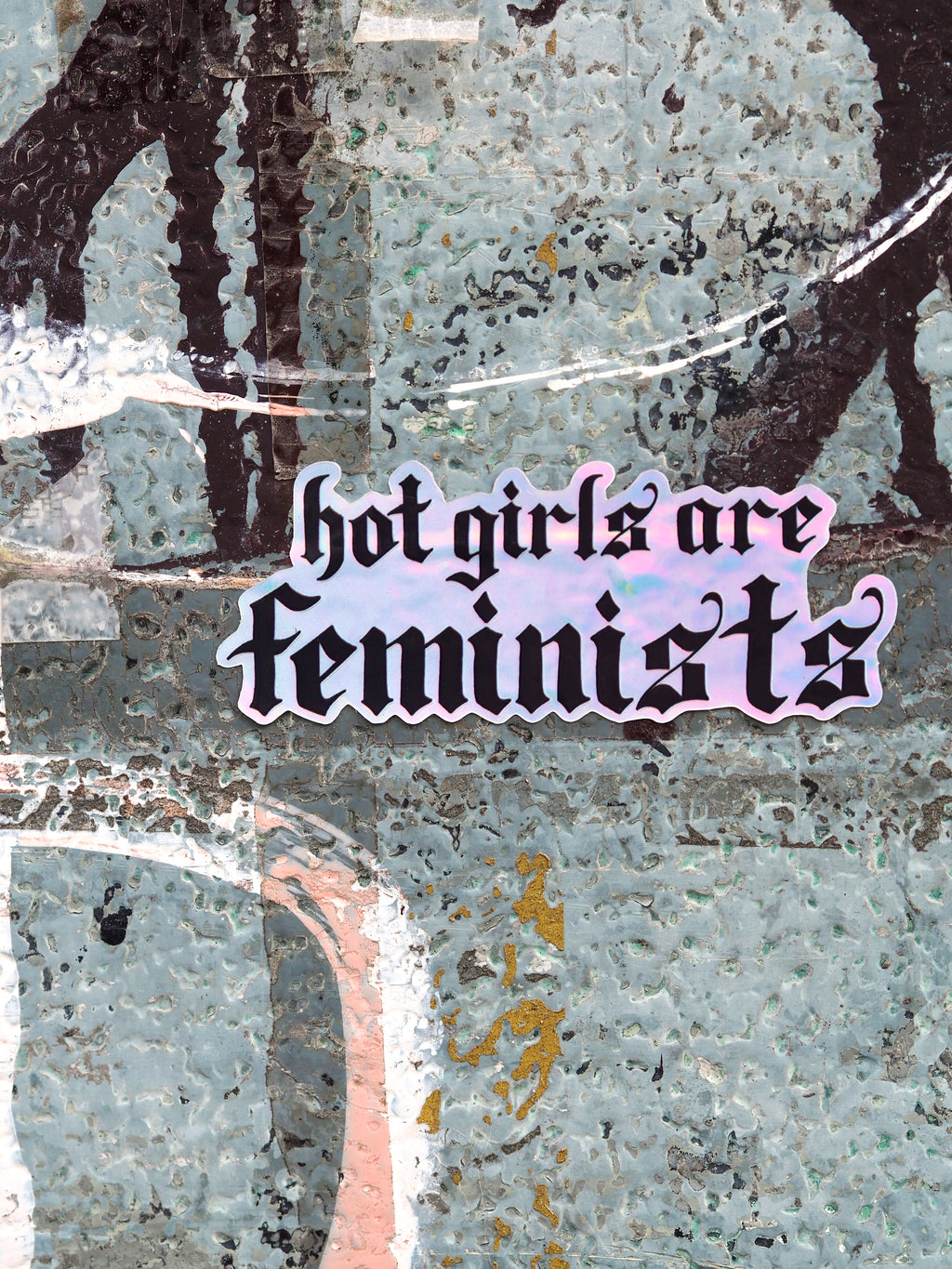 Hot girls are feminists Vinyylitarra