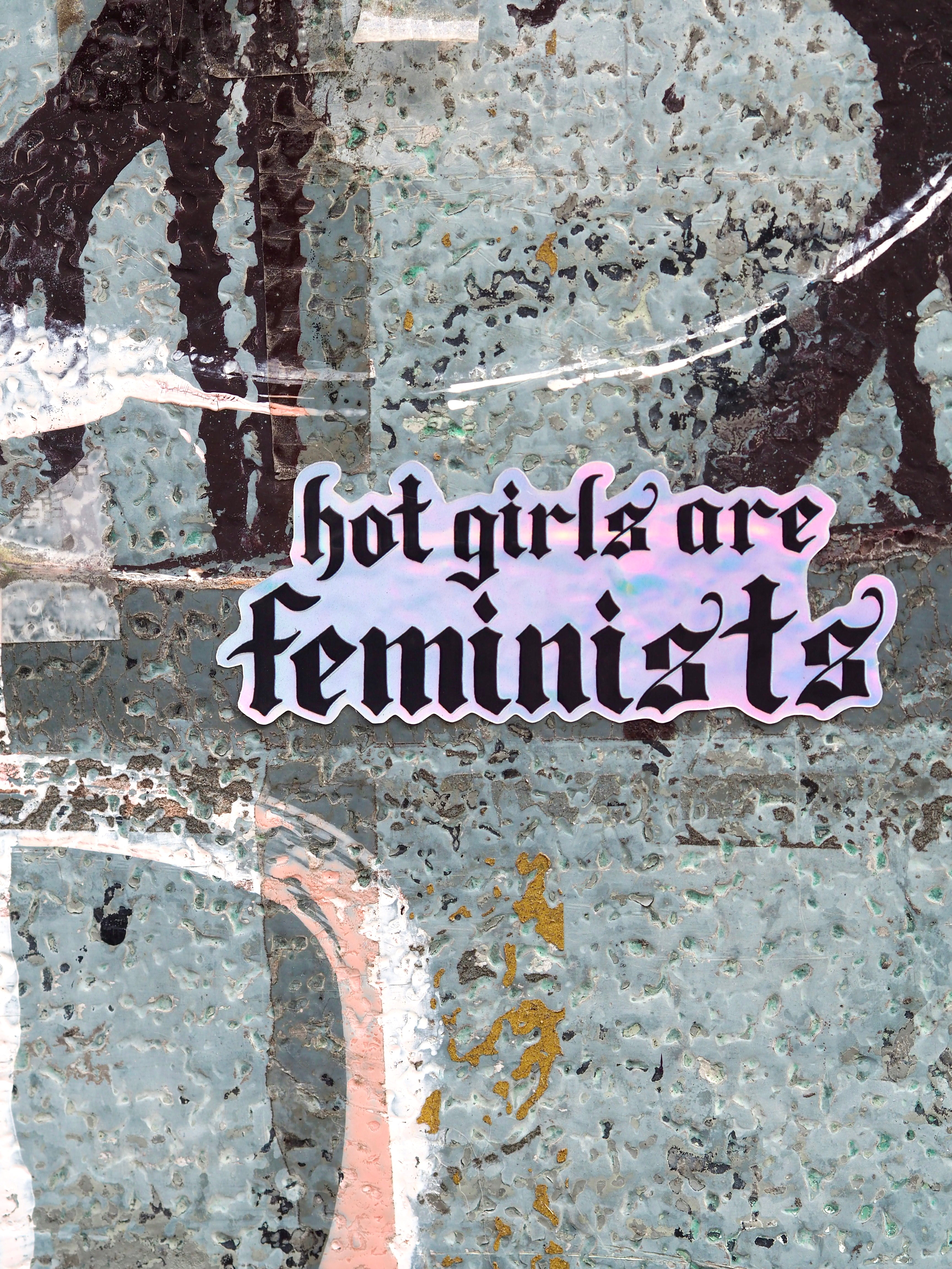 Hot girls are feminists Vinyylitarra