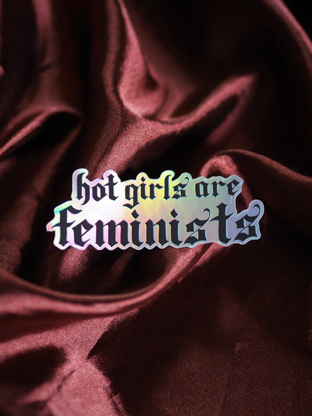 Hot girls are feminists Vinyylitarra