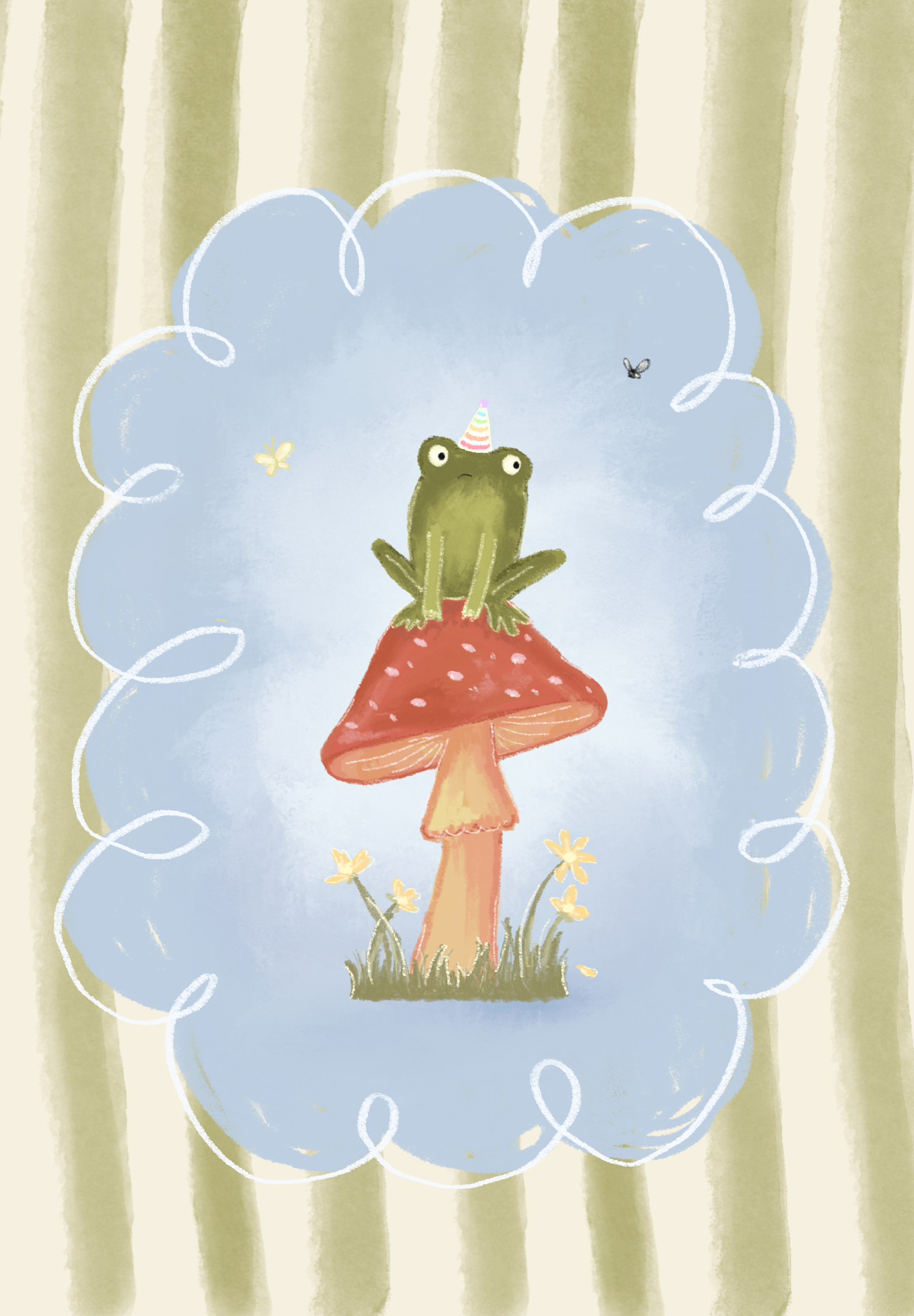 Lucky Frog Postikortti
